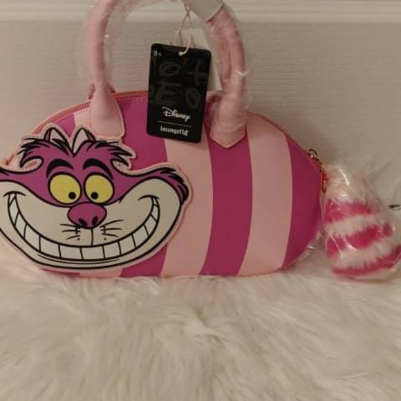 Loungefly Handbags - 💝FIRM! NWT DISNEY LOUNGEFLY ALICE IN WONDERLAND CHESHIRE CAT CROSSBODY